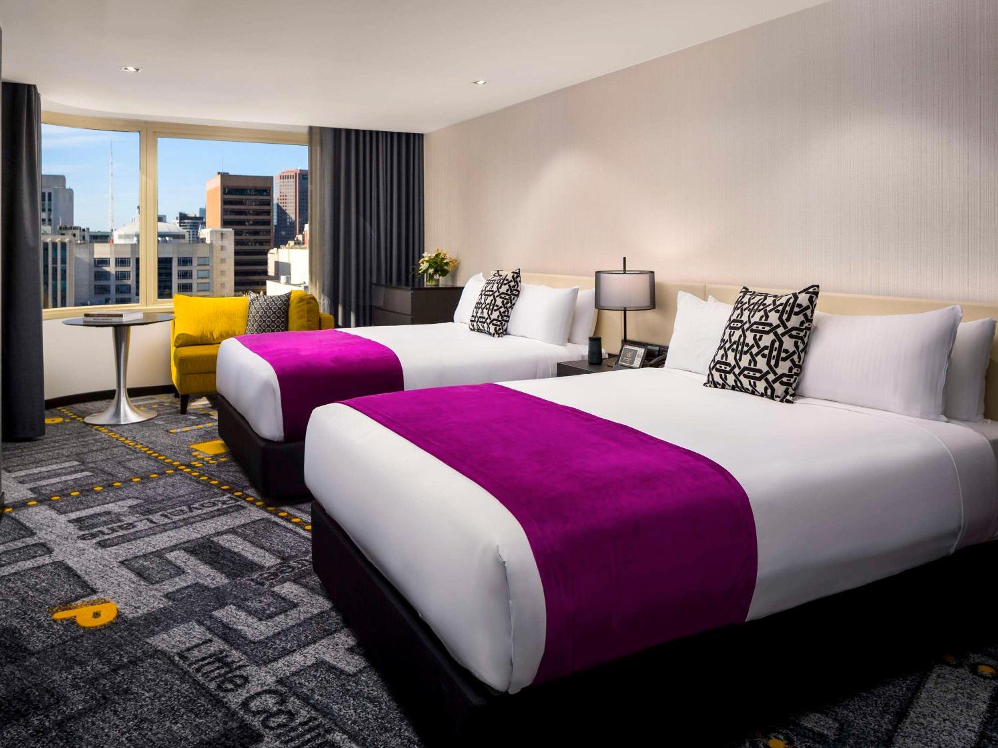 Pullman Melbourne City Centre Exterior foto A room at the hotel